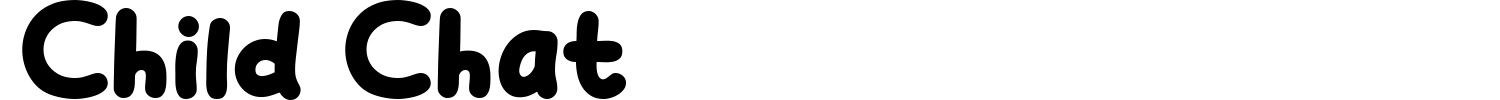 Child Chat Font preview