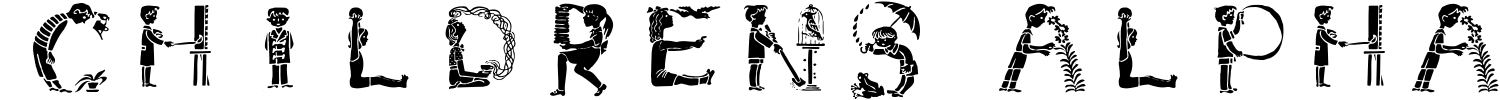 Children Alphabet Font preview