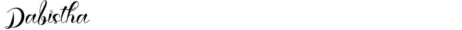 Dabistha Font preview