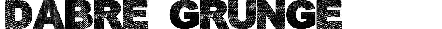 Dabre Grunge Font preview