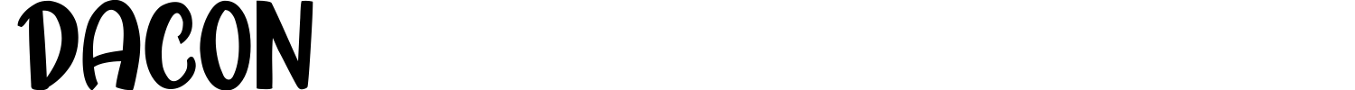 Dacon Font preview