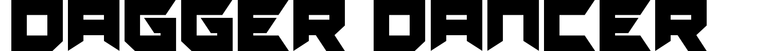 Dagger Dancer Font preview