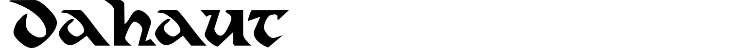 Dahaut Font preview