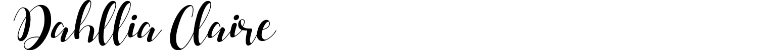 Dahllia Claire Font preview