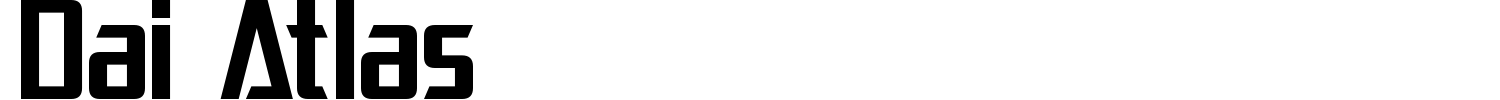 Dai Atlas Font preview