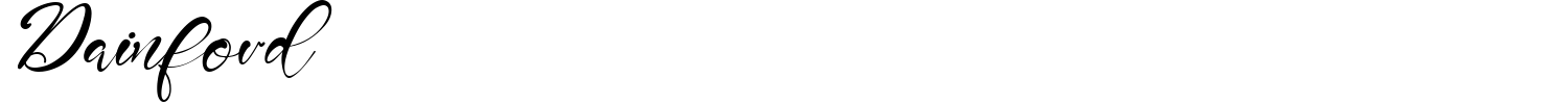Dainford Font preview