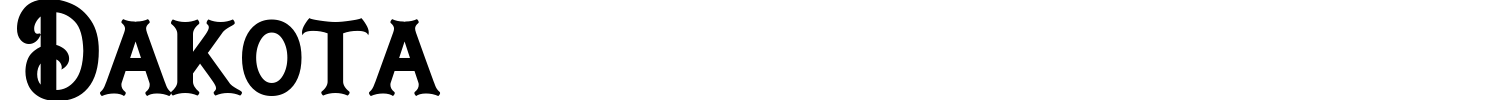 Dakota Font preview