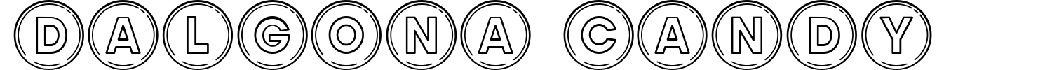 Dalgona Candy Font preview
