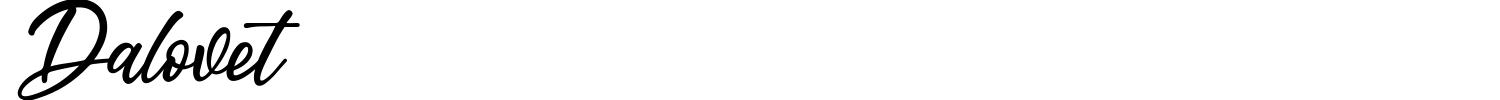 Dalovet Font preview