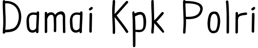 Damai Kpk Polri Font preview