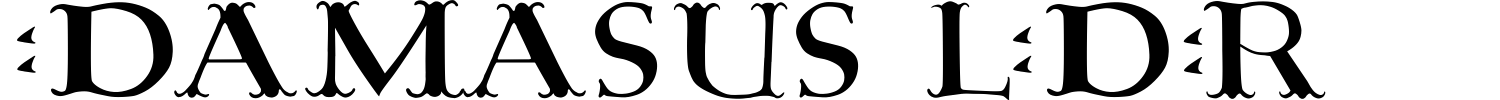 Damasus LDR Font preview