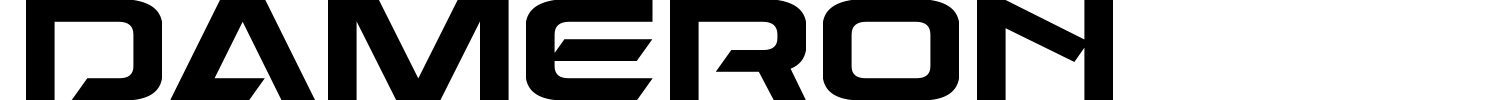 Dameron Font preview