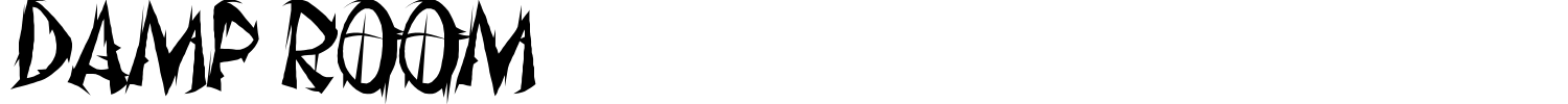 Damp Room Font preview