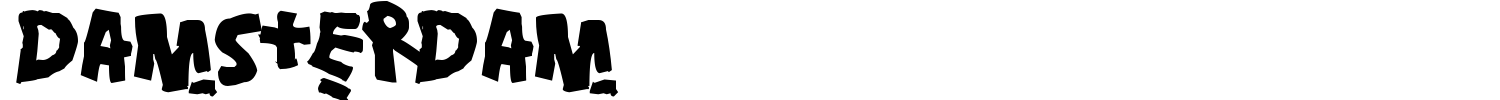Damsterdam Font preview