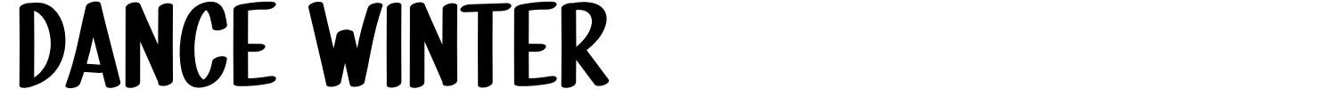 Dance Winter Font preview