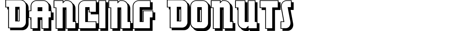 Dancing Donuts Font preview