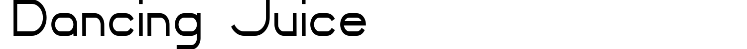 Dancing Juice Font preview