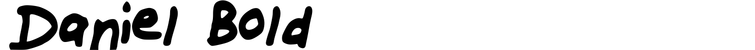 Daniel Bold Font preview