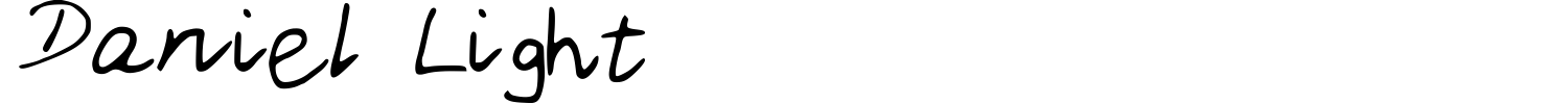 Daniel Light Font preview