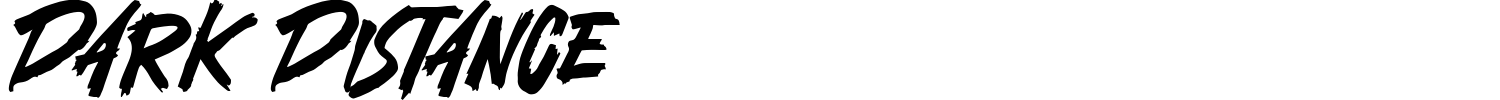 Dark Distance Font preview