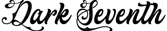 Dark Seventh Font preview