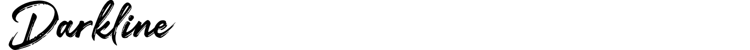 Darkline Font preview