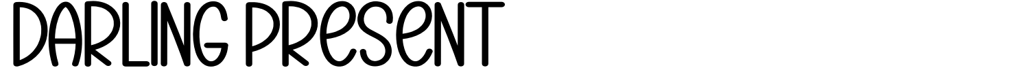 Darling Present Font preview