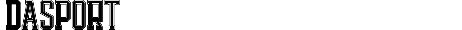 Dasport Font preview