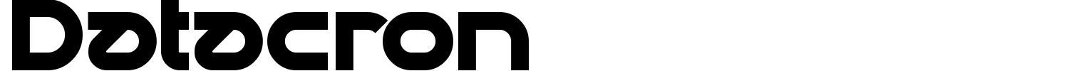 Datacron Font preview