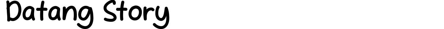 Datang Story Font preview