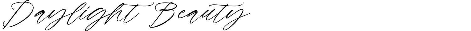 Daylight Beauty Font preview