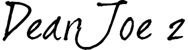 Dear Joe 2 Font preview