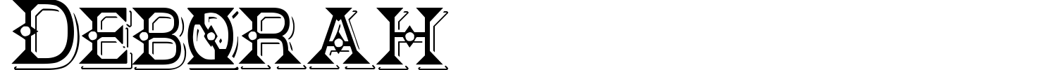 Deborah Font preview