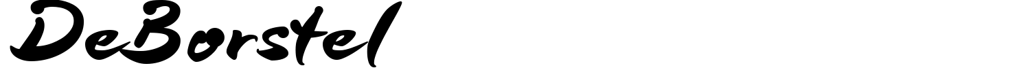 DeBorstel Font preview