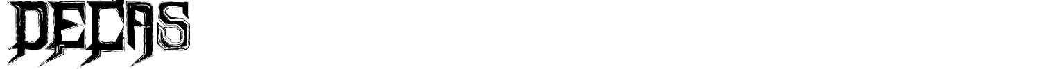 Decas Font preview