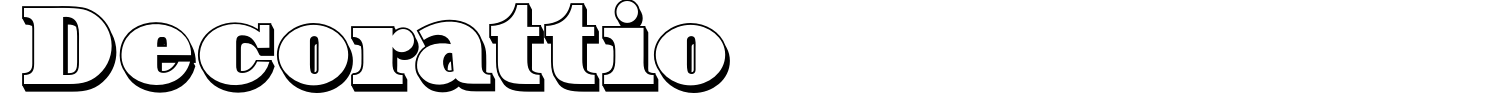 Decorattio Font preview