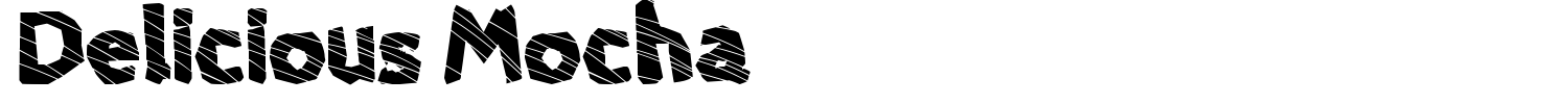 Delicious Mocha Font preview