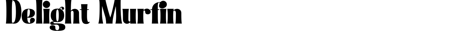 Delight Murfin Font preview
