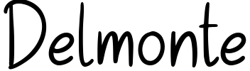 Delmonte Font preview