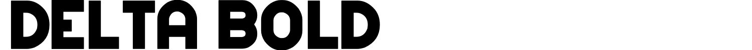 Delta Bold Font preview