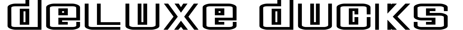 Deluxe Ducks Font preview