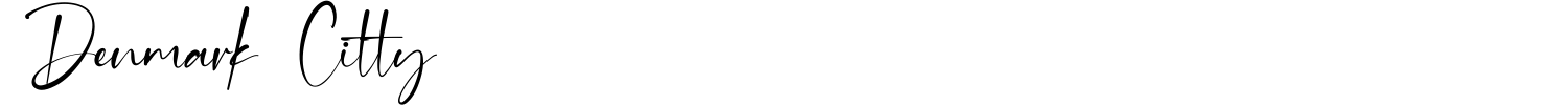 Denmark Citty Font preview