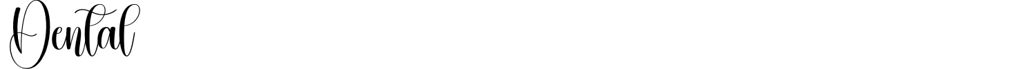 Dental Font preview