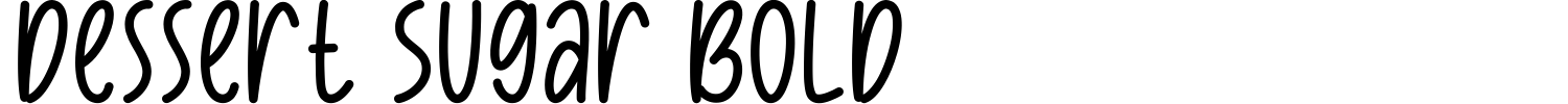 Dessert Sugar Bold Font preview
