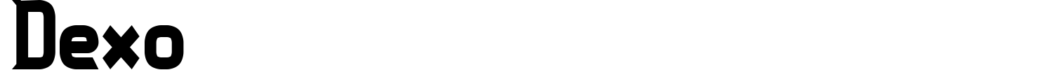 Dexo Font preview