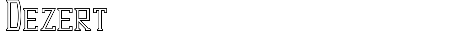 Dezert Font preview