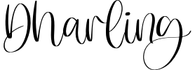 Dharling Font preview