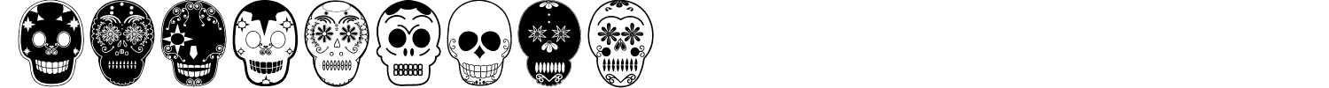 Dia De Los Muertos Font preview