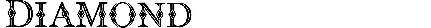 Diamond Font preview