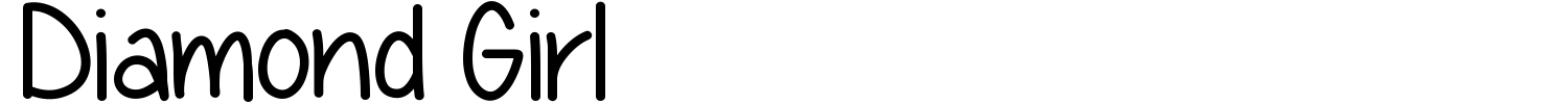 Diamond Girl Font preview
